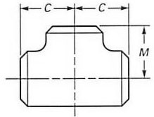 ASME B16.9 Buttweld  Hastelloy Pipe Fitting Dimensions